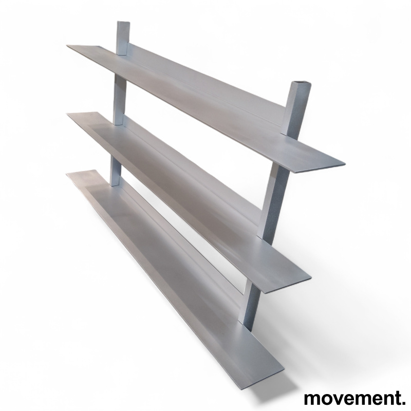 Pile Wall Shelves 3 Aluminium, - 2 / 2