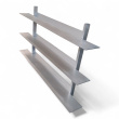 Pile Wall Shelves 3 Aluminium, - 2 / 2