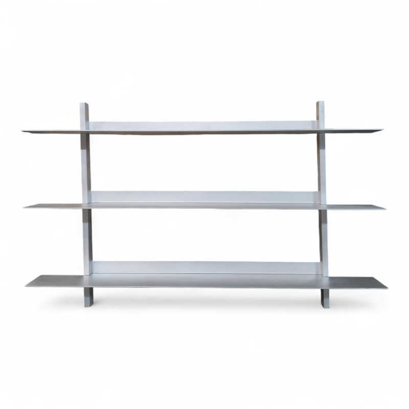 Pile Wall Shelves 3 Aluminium,