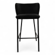 Kave barstol, 73cm Sort velour - 2 / 2
