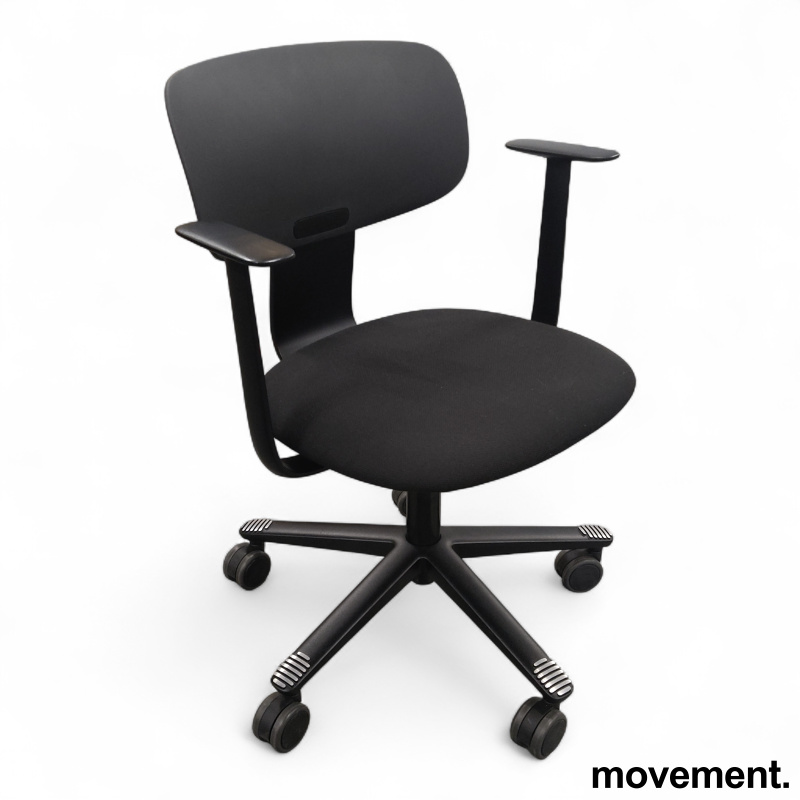 Tion 2140 med armlene Sort stoff, - 1 / 2