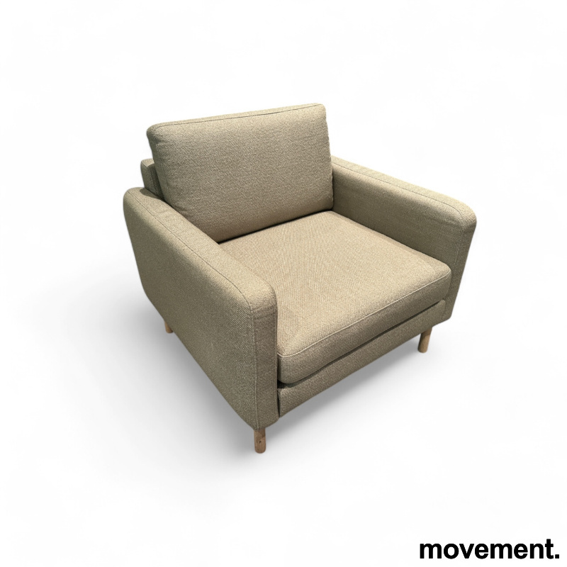 Scandinavia loungestol Beige stoff, - 1 / 2