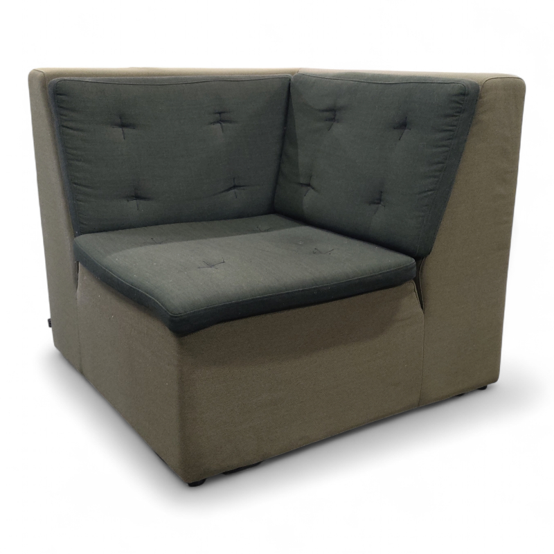 Hippione modulsofa hjørnemodul lys