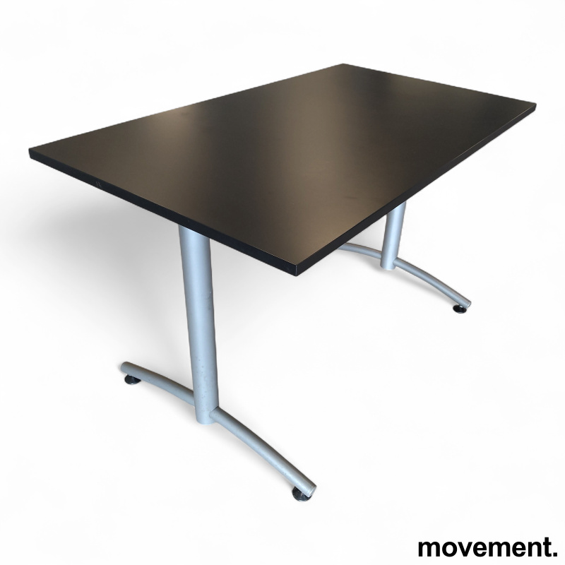 Avec 120x70cm Sort laminat, - 1 / 2