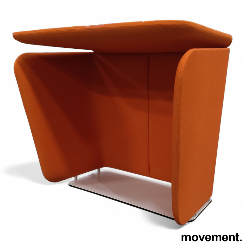 Domo wall booth Orange stoff, Pent - 1 / 3