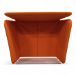 Domo wall booth Orange stoff, Pent - 2 / 3