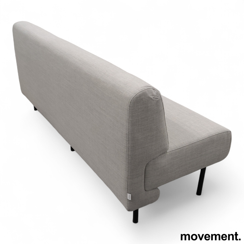Frame sofa 200cm Lyst grått stoff - 3 / 4