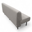 Frame sofa 200cm Lyst grått stoff - 3 / 4