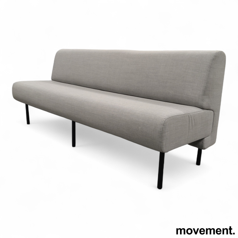 Frame sofa 200cm Lyst grått stoff - 1 / 4