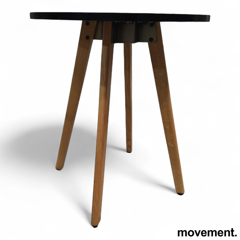 Barbord Ø=80cm, høyde 90cm, treben - 2 / 2