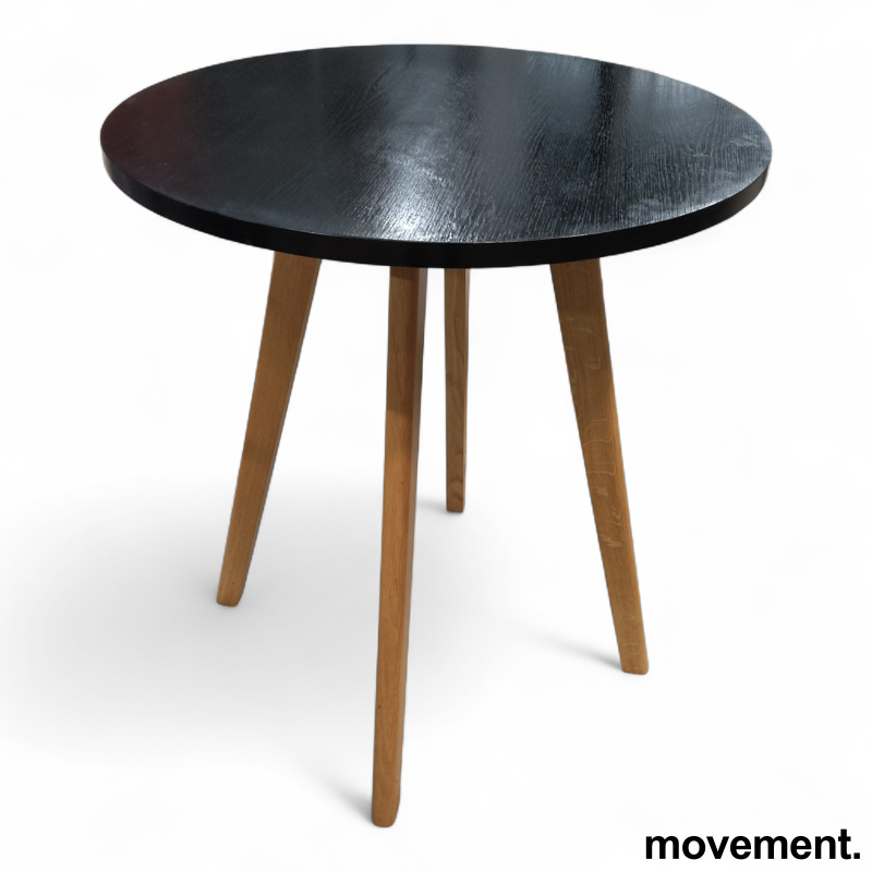 Barbord Ø=80cm, høyde 90cm, treben - 1 / 2