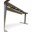Delta 160x80cm Hvit laminat, grått - 3 / 4