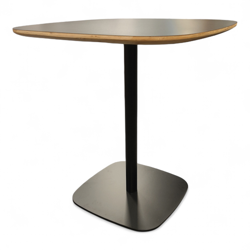 Form kafebord 70x70cm Sort laminat,