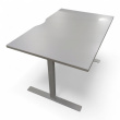 Skrivebord 120x80cm Hvit laminat, - 1 / 2