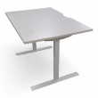 Skrivebord 120x80cm Hvit laminat, - 2 / 2