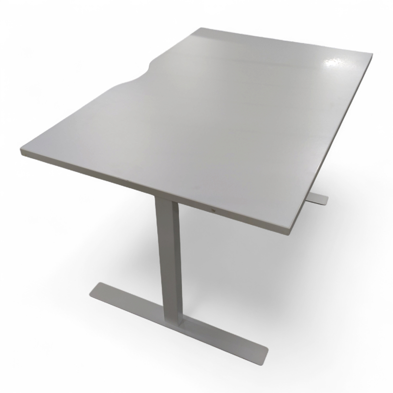 Skrivebord 120x80cm  Hvit laminat,