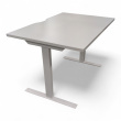 Skrivebord 120x80cm Hvit laminat, - 1 / 2