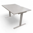Skrivebord 120x80cm Hvit laminat, - 2 / 2