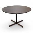 Myk møtebord Ø=120cm Brunbeiset - 2 / 2
