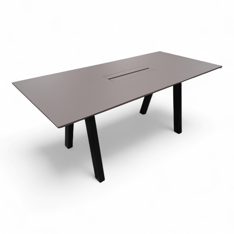 Factor møtebord 180x80cm Brun