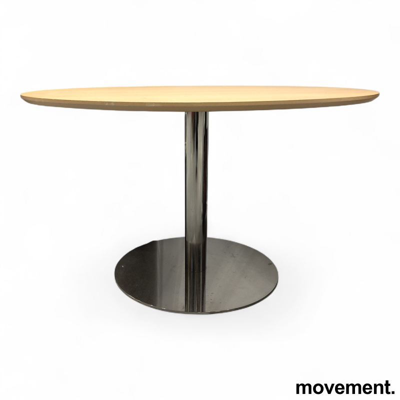 Møtebord Ø=120cm, søylefot Eik - 2 / 2