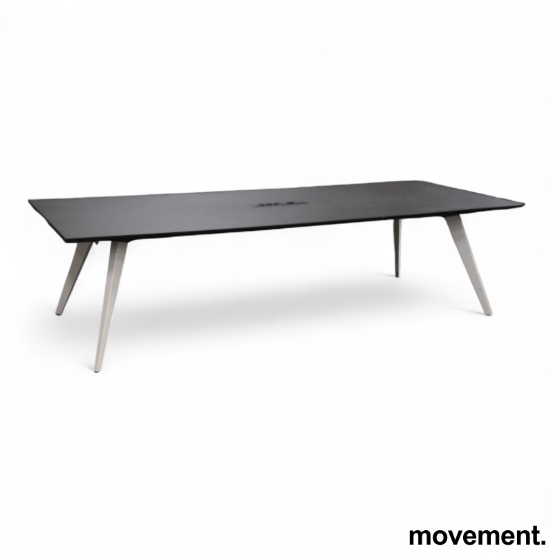 Cabale møtebord 290x120cm Sort - 4 / 4
