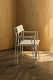 Vev dining chair with arm Grey - 3 / 4