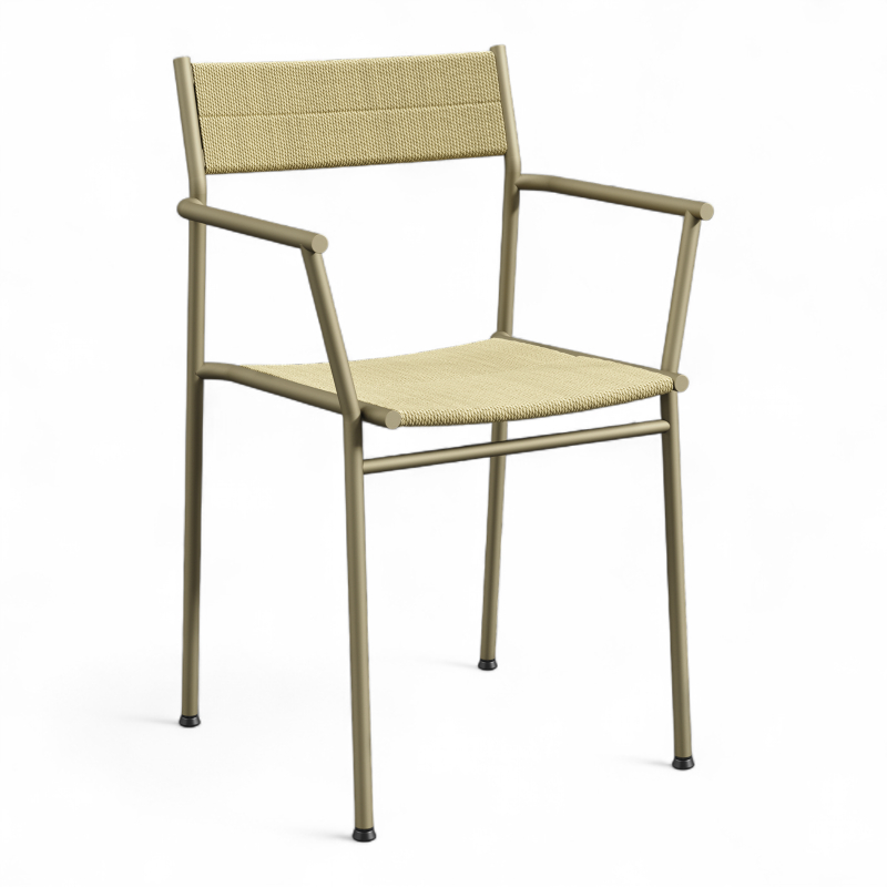 Vev dining chair with arm Grey