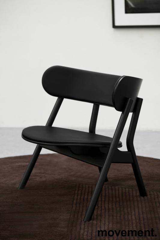 Oaki lounge chair Black oak, black - 3 / 3