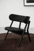 Oaki lounge chair Black oak, black - 3 / 3
