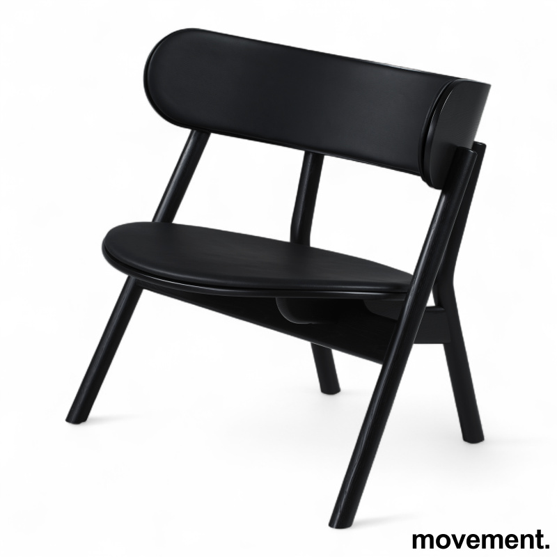 Oaki lounge chair Black oak, black - 1 / 3