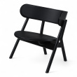 Oaki lounge chair Black oak, black - 1 / 3