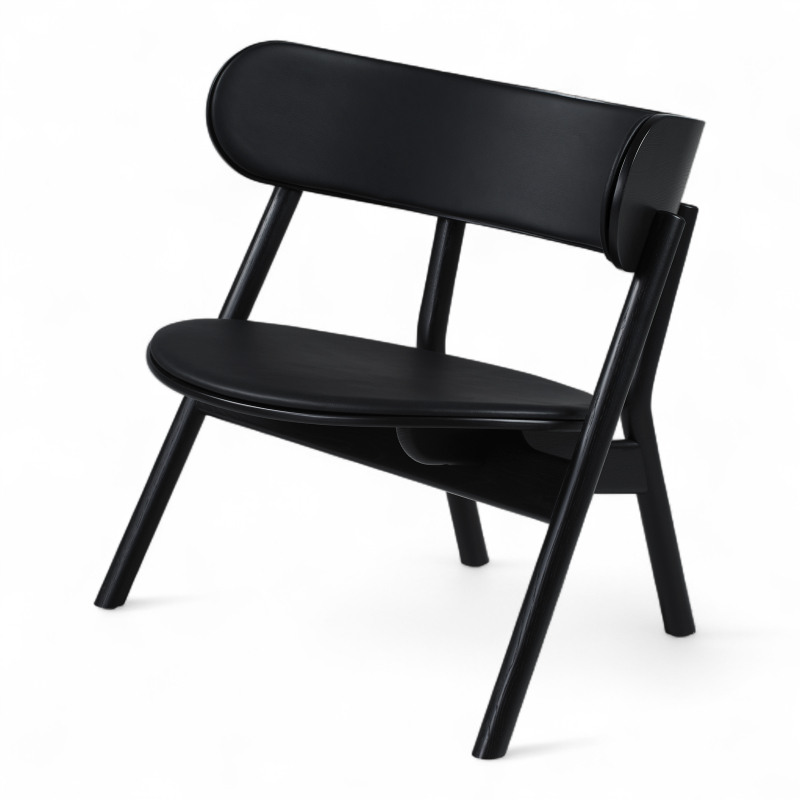 Oaki lounge chair Black oak, black