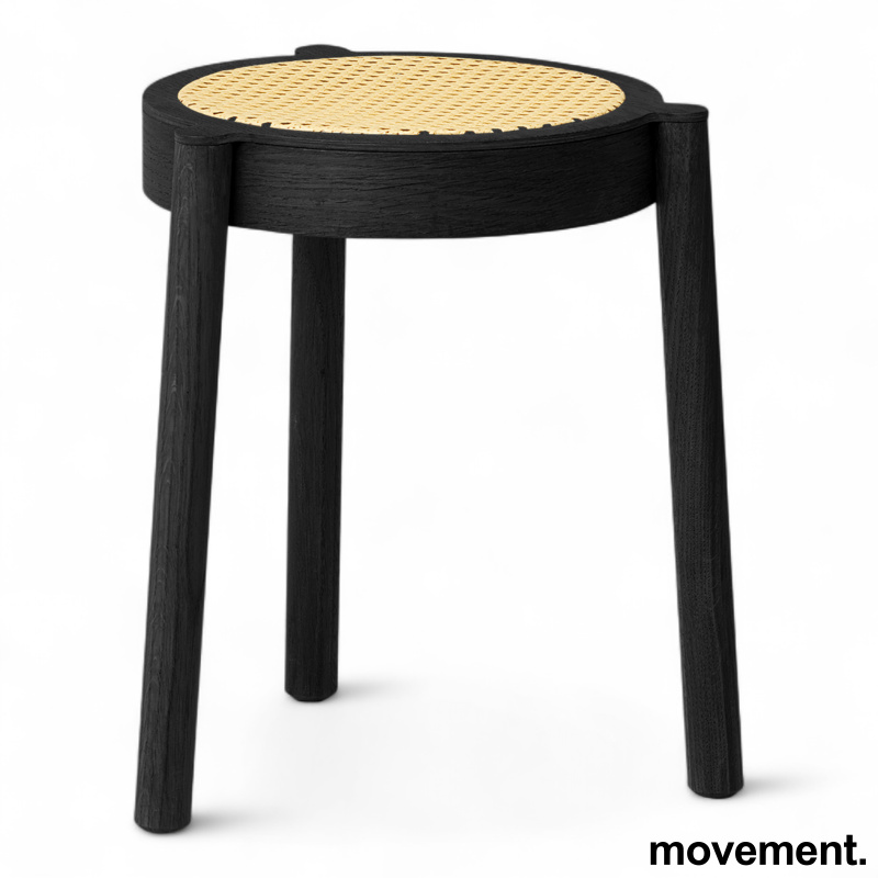 Pal stool Black oak, light mesh, - 1 / 4