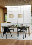 Expand dining table 250x90cm Smoked - 2 / 3