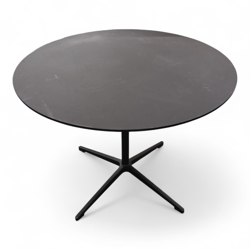 Rundt møtebord Ø=100cm Sort