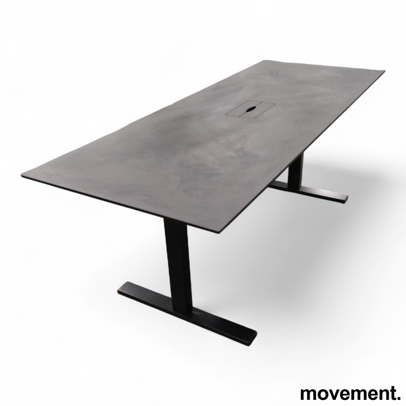 Q20 møtebord 200x80cm Sort - 2 / 2