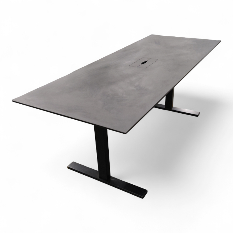 Q20 møtebord 200x80cm Sort