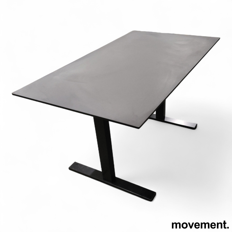 Q20 møtebord 140x80cm Sort - 1 / 2
