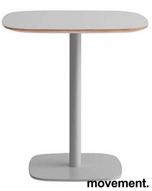 Form kafebord 70x70cm Grå laminat,