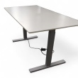 Hevsenk 160x80cm Hvit laminat, - 1 / 2