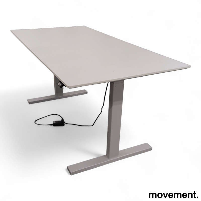 Hevsenk 160x80cm Hvit laminat, - 2 / 2