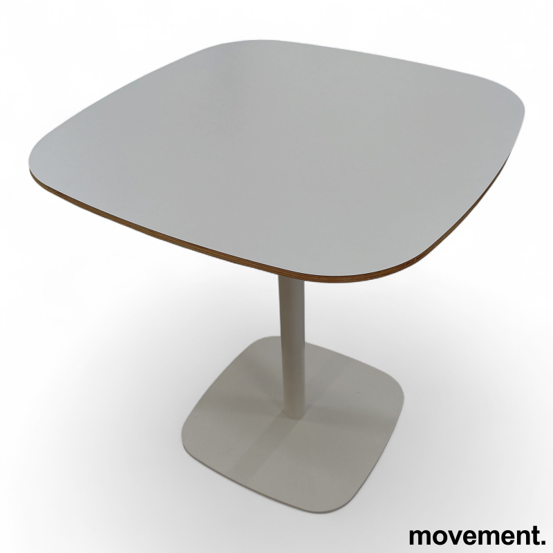 Form kafebord 70x70cm Hvit laminat, - 1 / 4