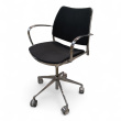 Gas Armchair på hjul Sort, polert - 1 / 3