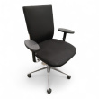 ID Soft med armlene Sort stoff, lys - 1 / 2