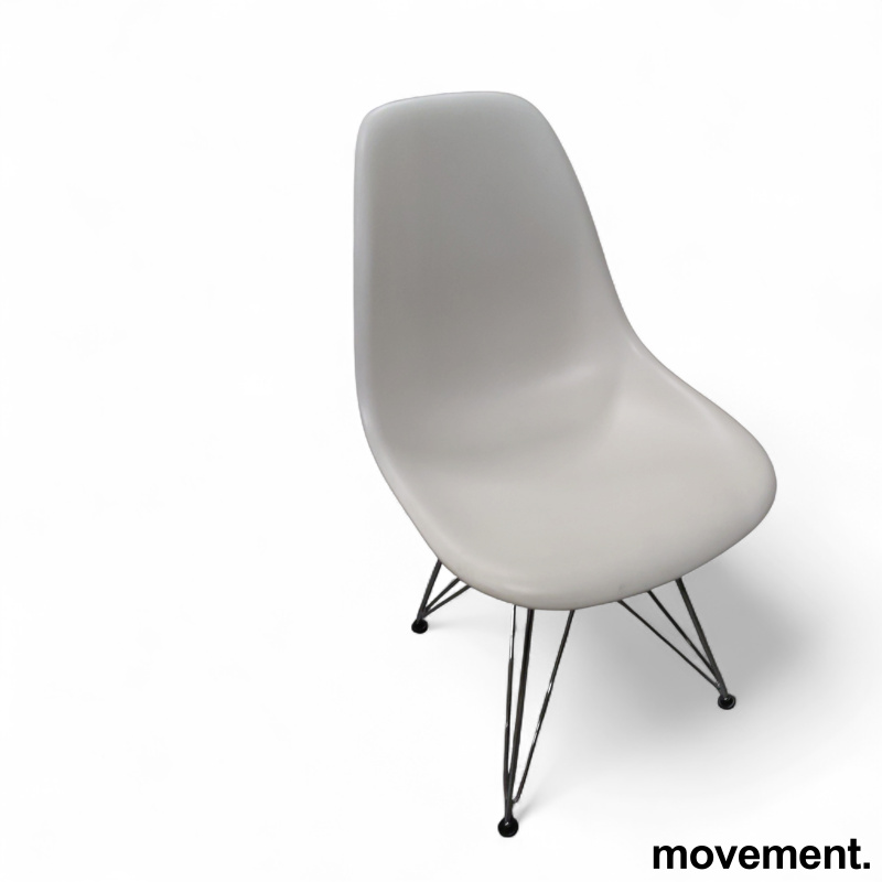 Eames Plastic Side Chair DSR Hvit, - 1 / 2